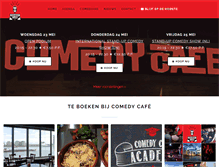Tablet Screenshot of comedycafe.nl